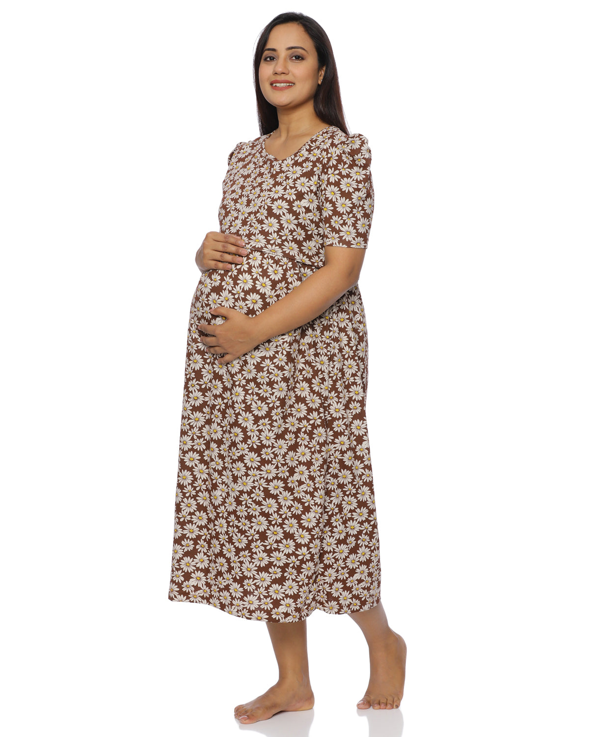 Hara Zipless Maternity Loungewear – Calf Length