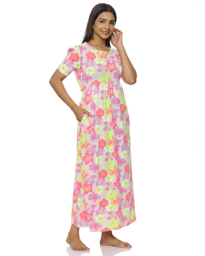 Suba | Casual Non-Maternity Loungewear - Puff Sleeve | Full Length