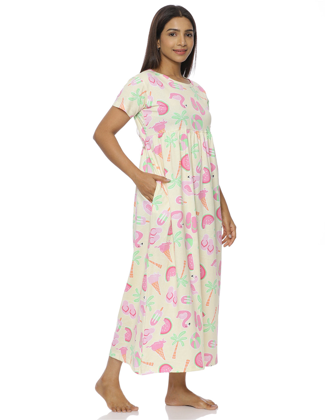 Flamingo Casual Loungewear - Full Length
