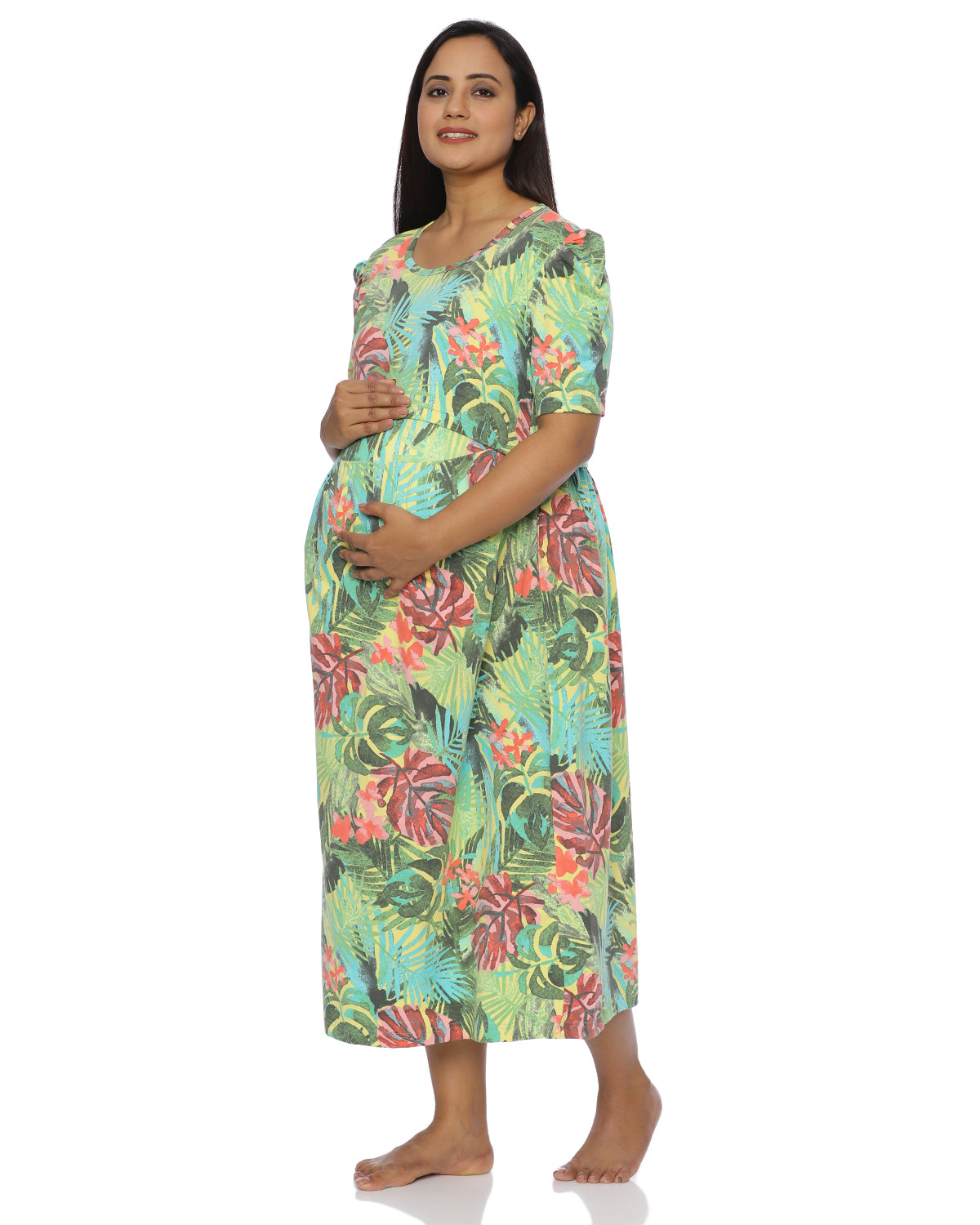 Iris Zipless Maternity Loungewear – Calf Length