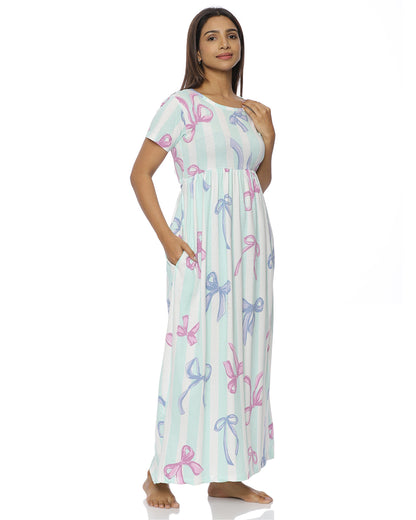 Bow Casual Loungewear - Full Length