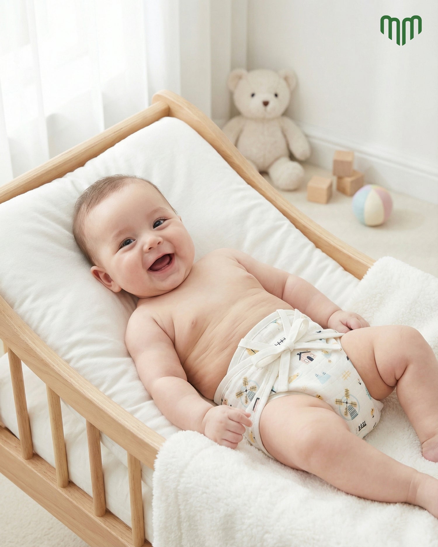 Little Home Muslin Nappy