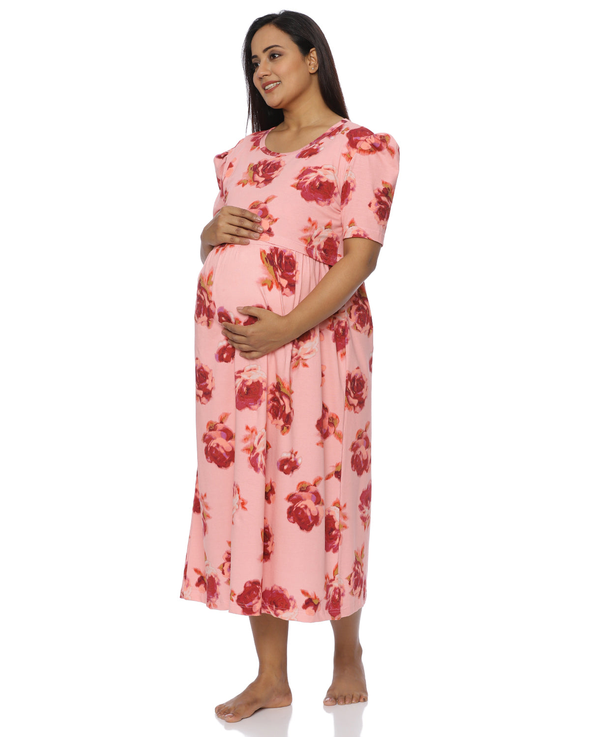 Nancy Zipless Maternity Loungewear – Calf Length