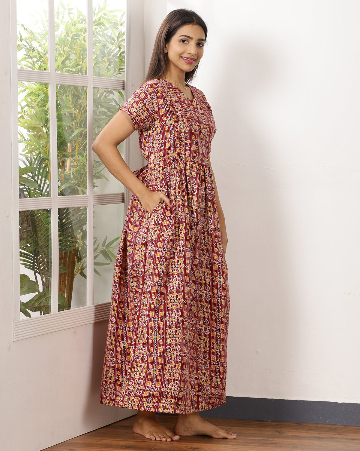 Kantha_V1 Feeding Night Maxi