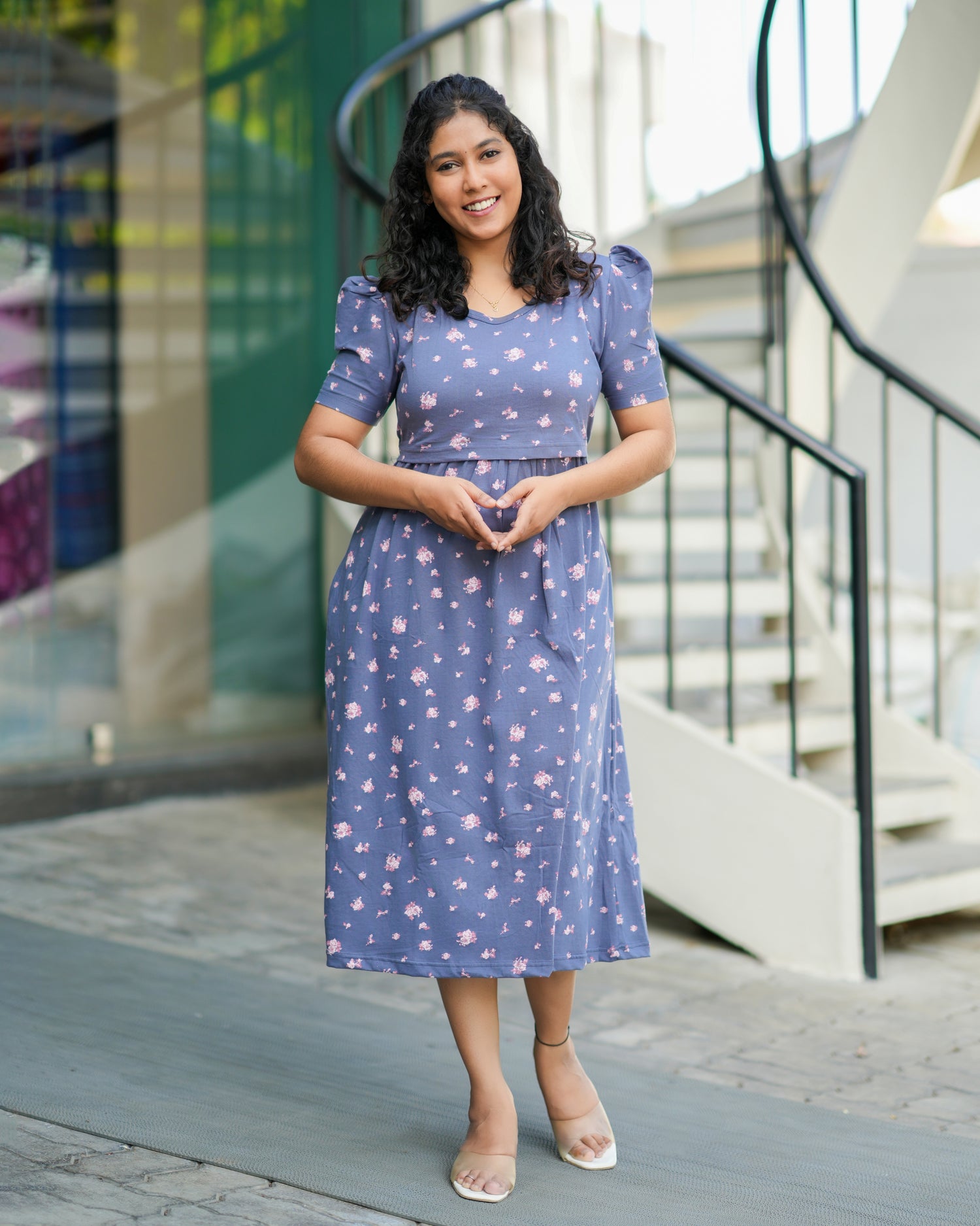 Maribel Zipless Maternity Loungewear – Calf Length