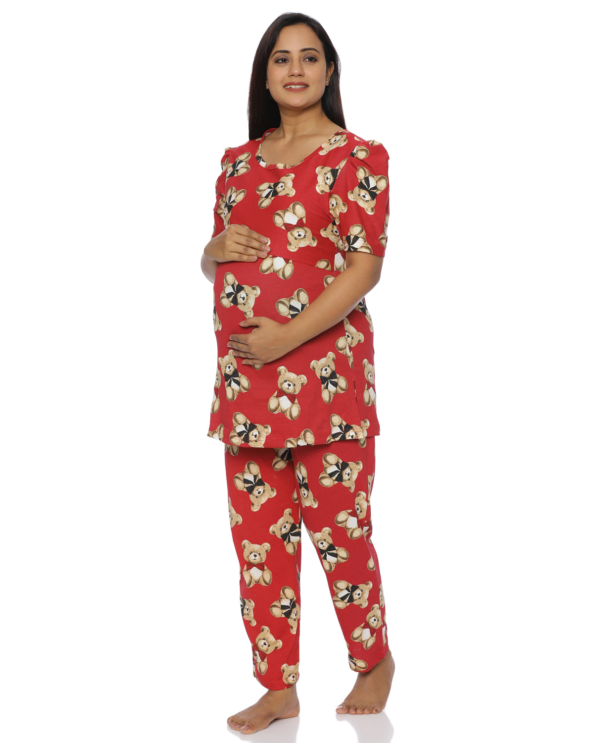 Teddy Zipless Feeding Pant Set