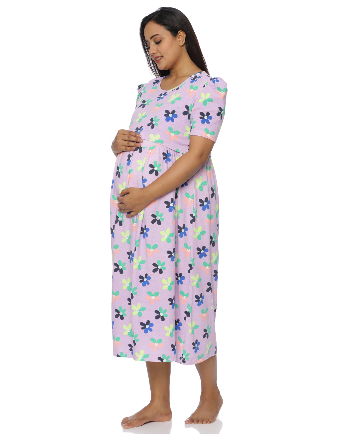 Prisha Zipless Maternity Loungewear – Calf Length