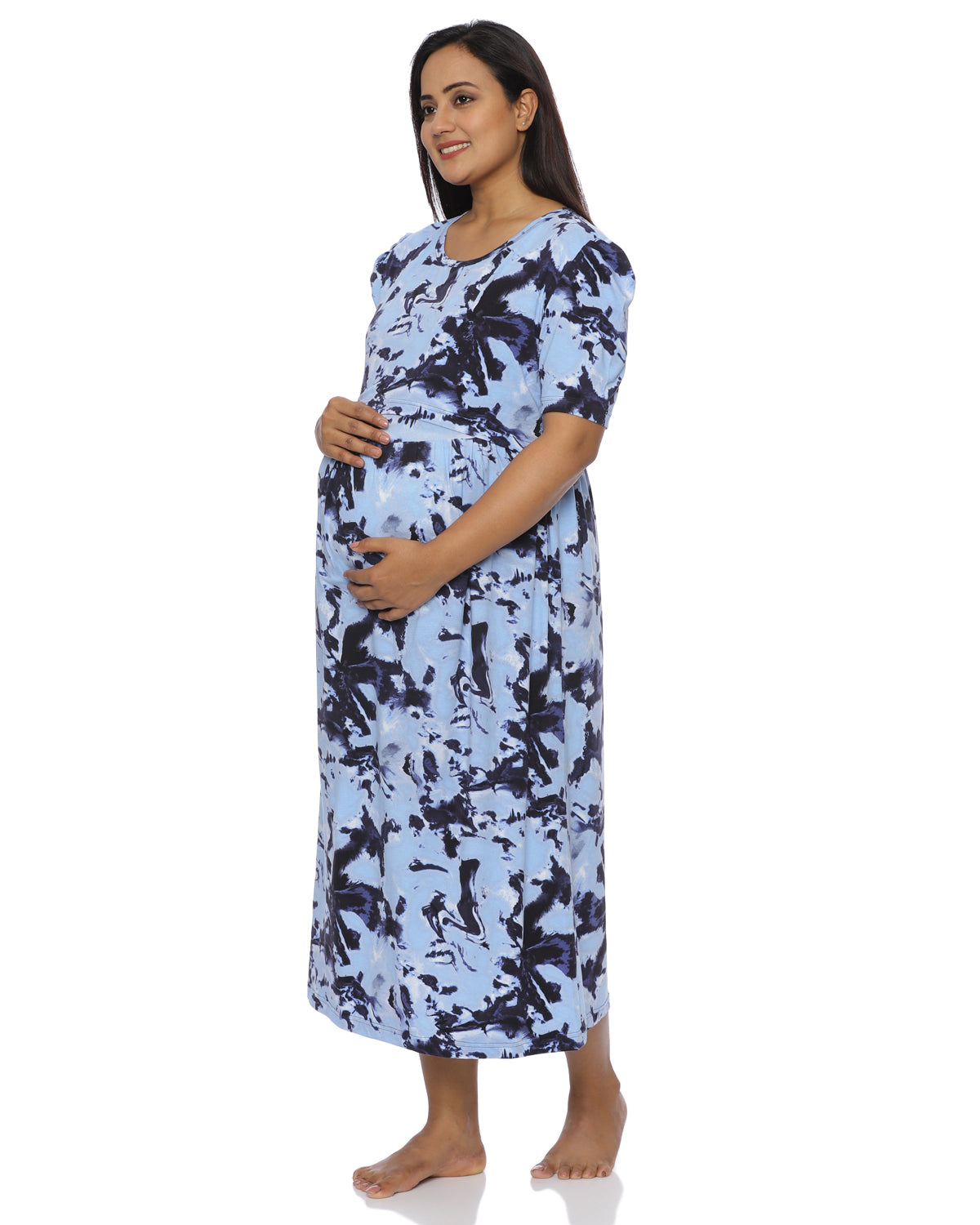 Nora Zipless Maternity Loungewear – Calf Length