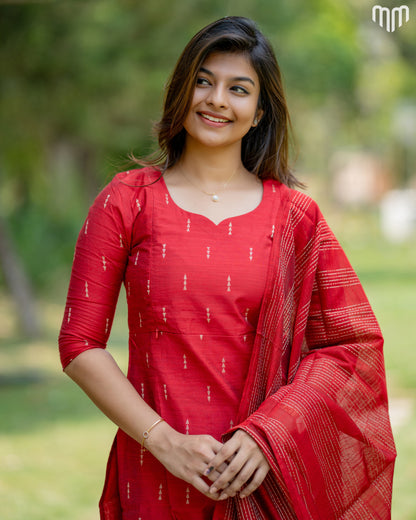 Tharagai_V2 Maternity Kurti Set