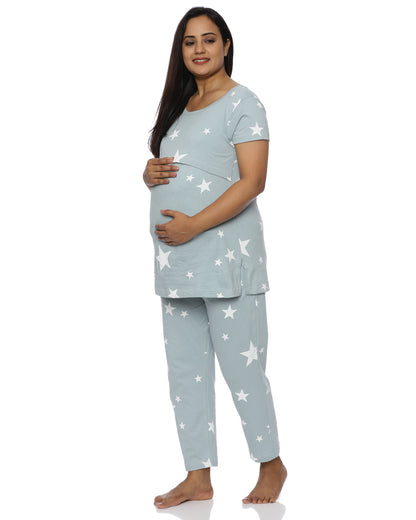 Shine Zipless Feeding Pant Set