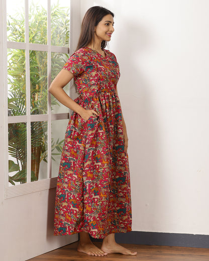 Pichwai_V1 Feeding Night Maxi