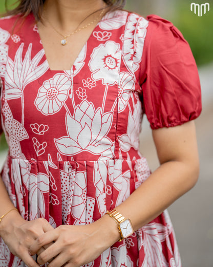 Aruvi Cotton Maternity Maxi