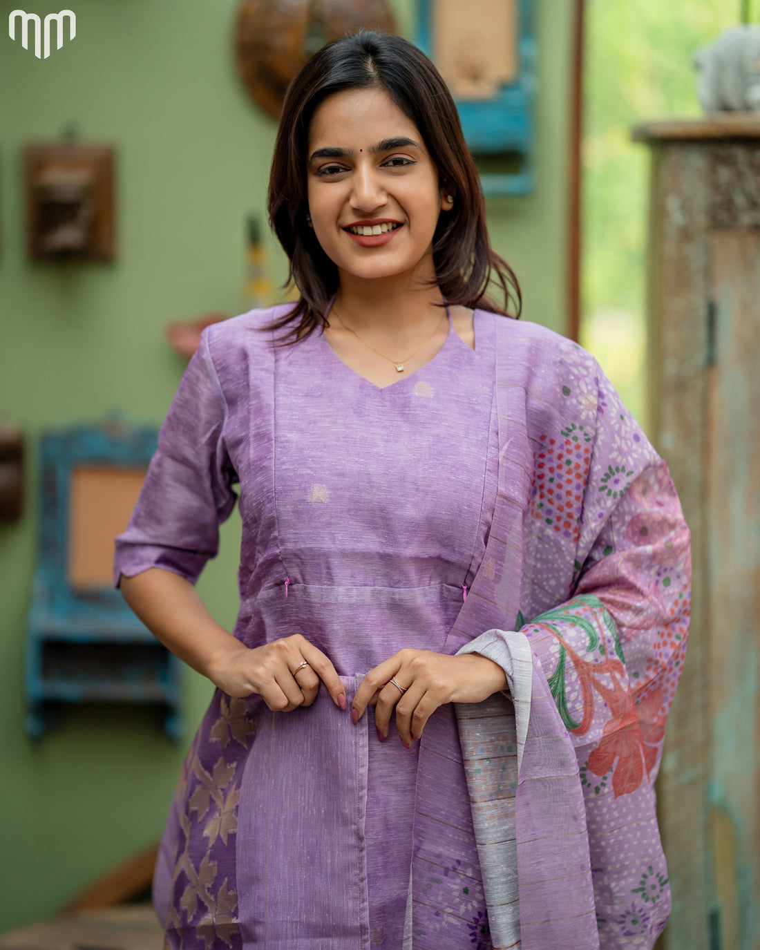 Vainavi_V2 Maternity Kurti Set