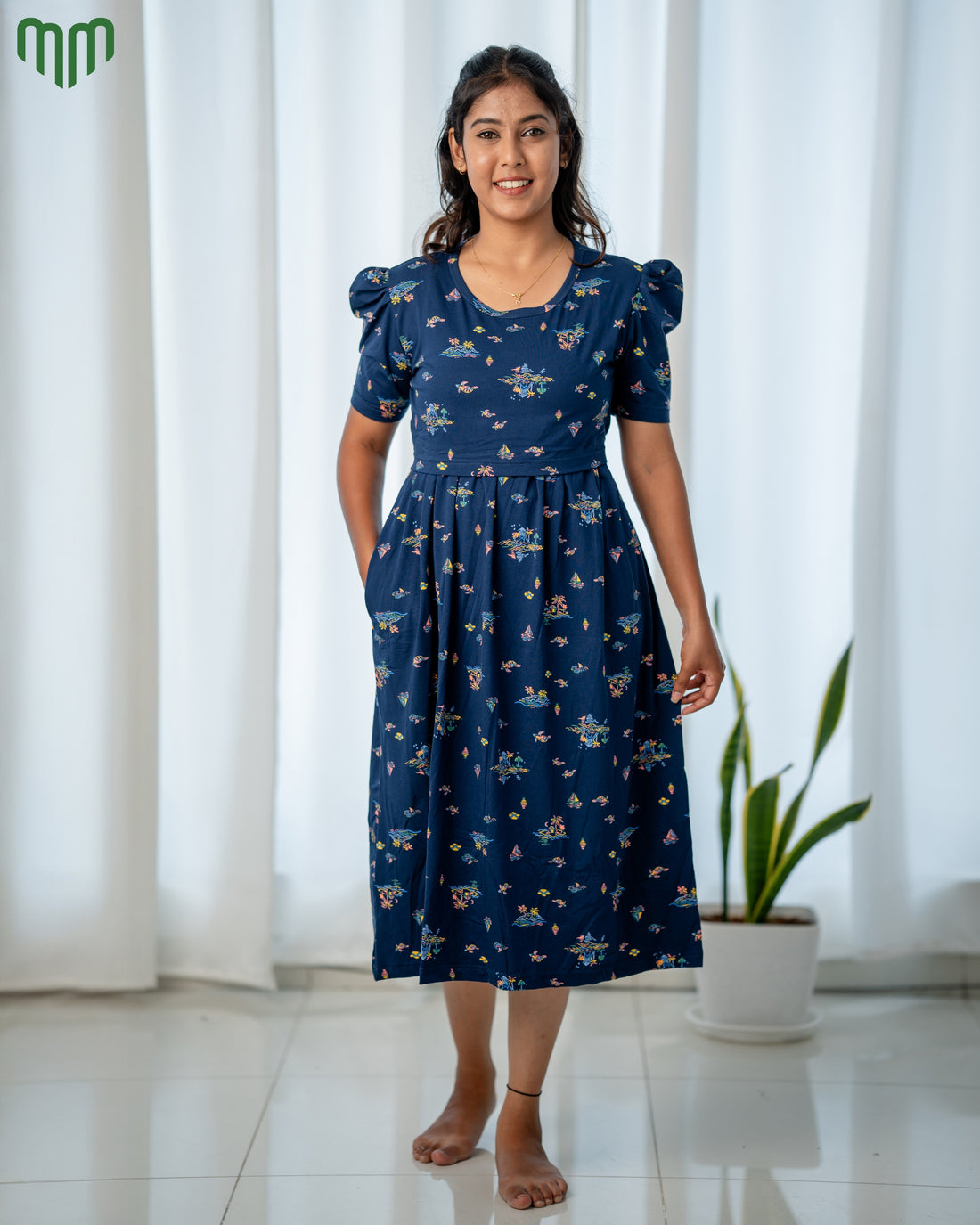Faiza Zipless Maternity Loungewear – Calf Length