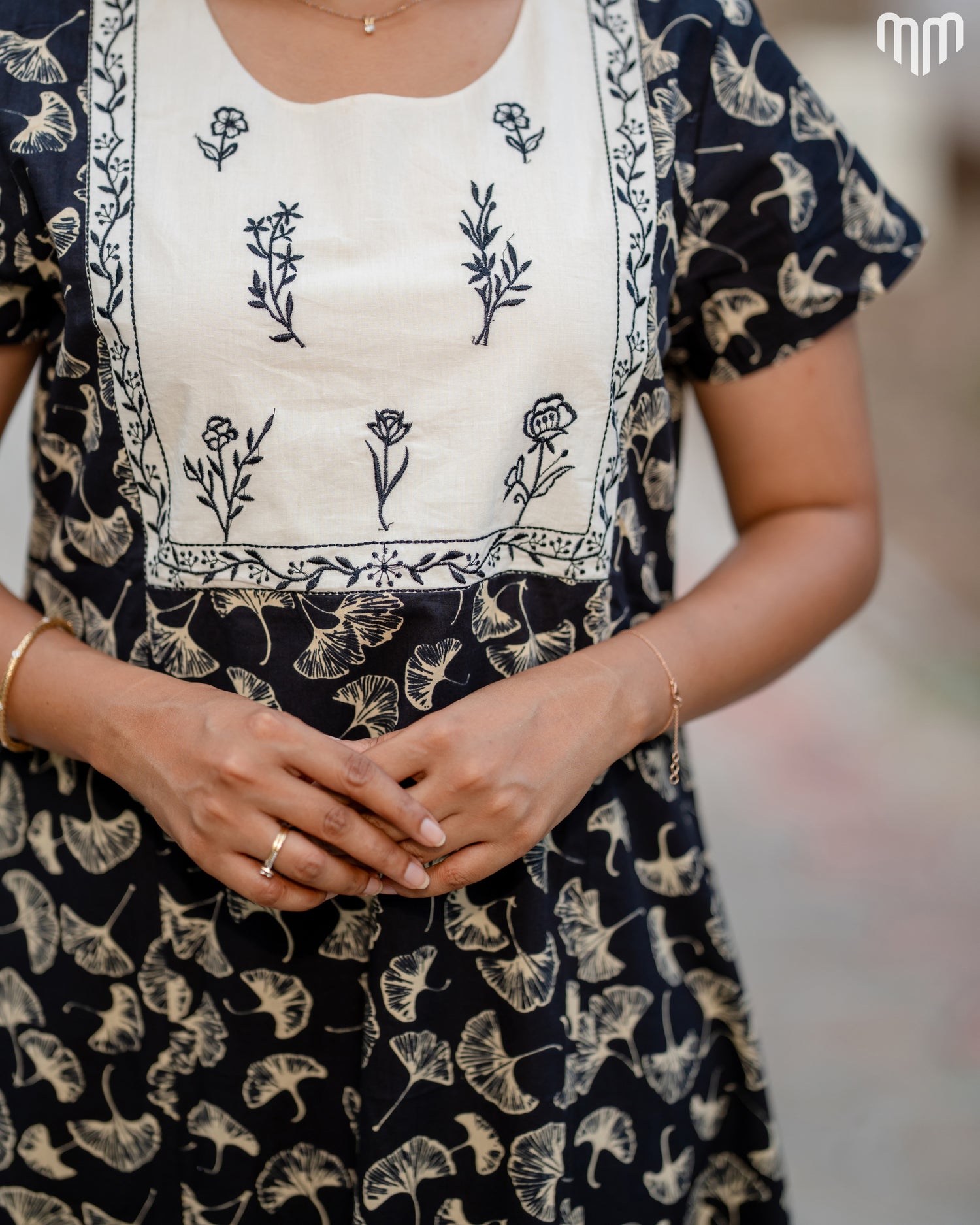 Mehar Embroidered Nighty