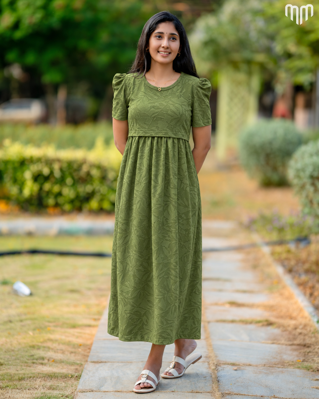 Olive Whisper Zipless Maternity Loungewear – Full Length