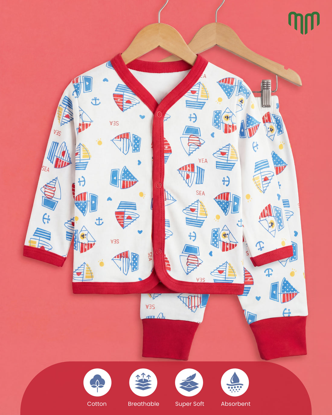 Little Boat Night Sleep Suit