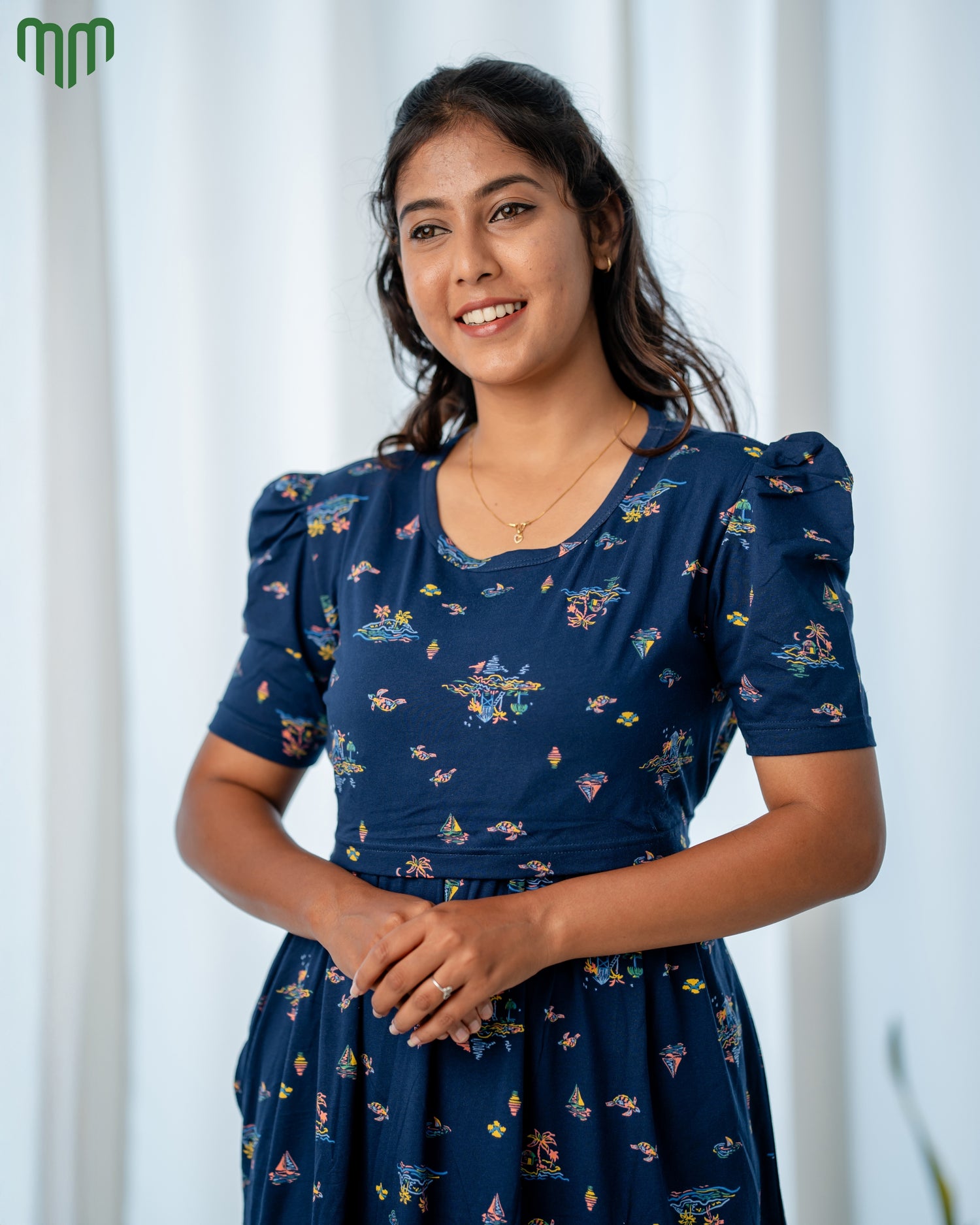 Faiza Zipless Maternity Loungewear – Calf Length