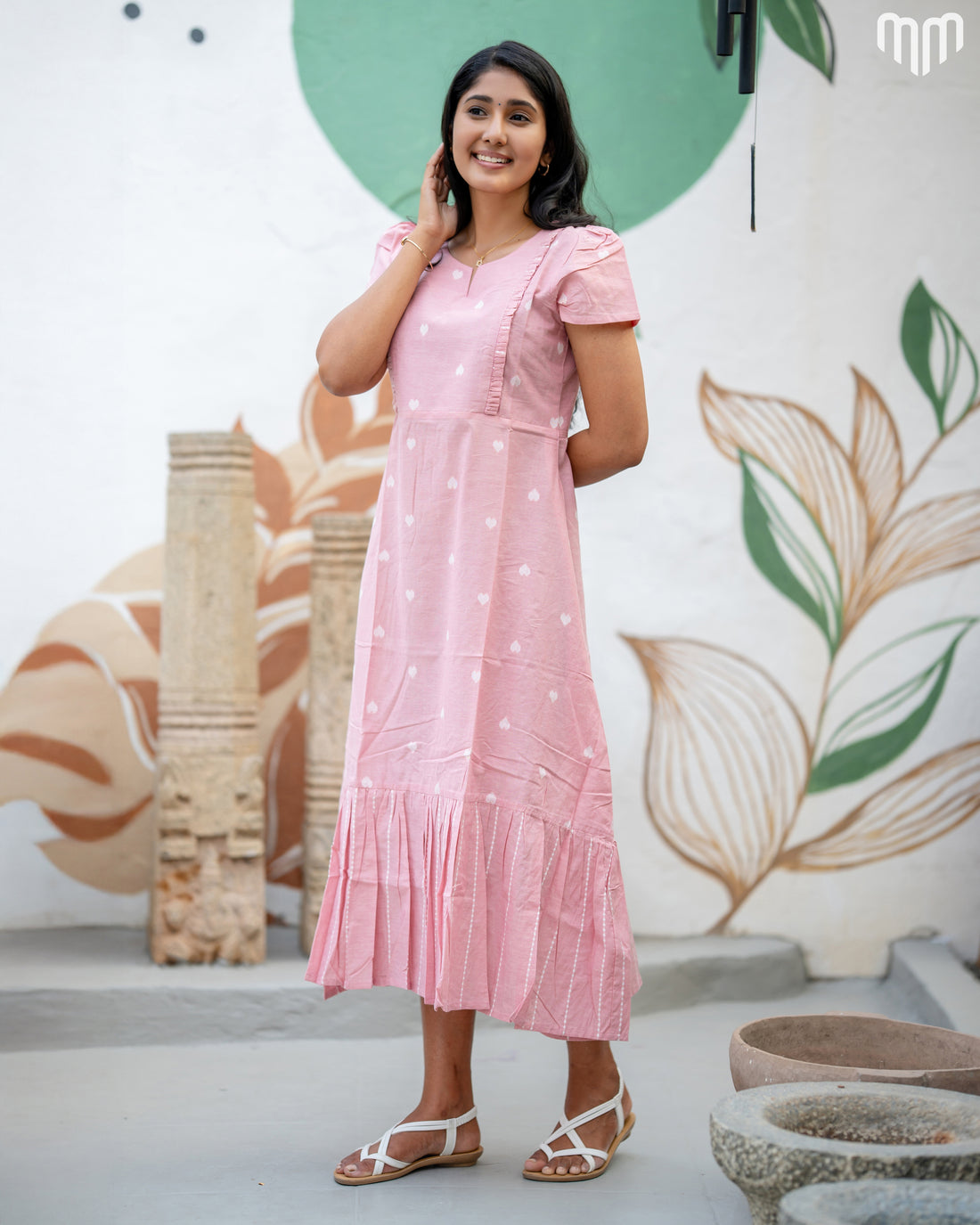 Crazy_Pink Maternity Maxi