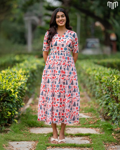 Santa Maternity Maxi