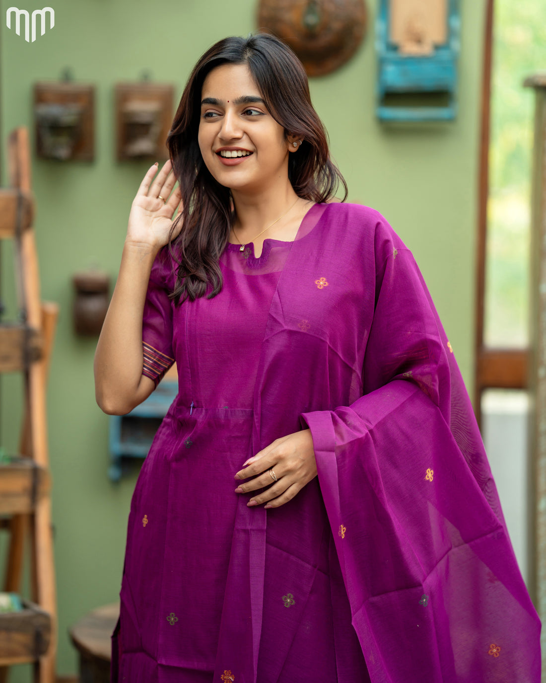 Charulatha_V2 Maternity Kurti Set