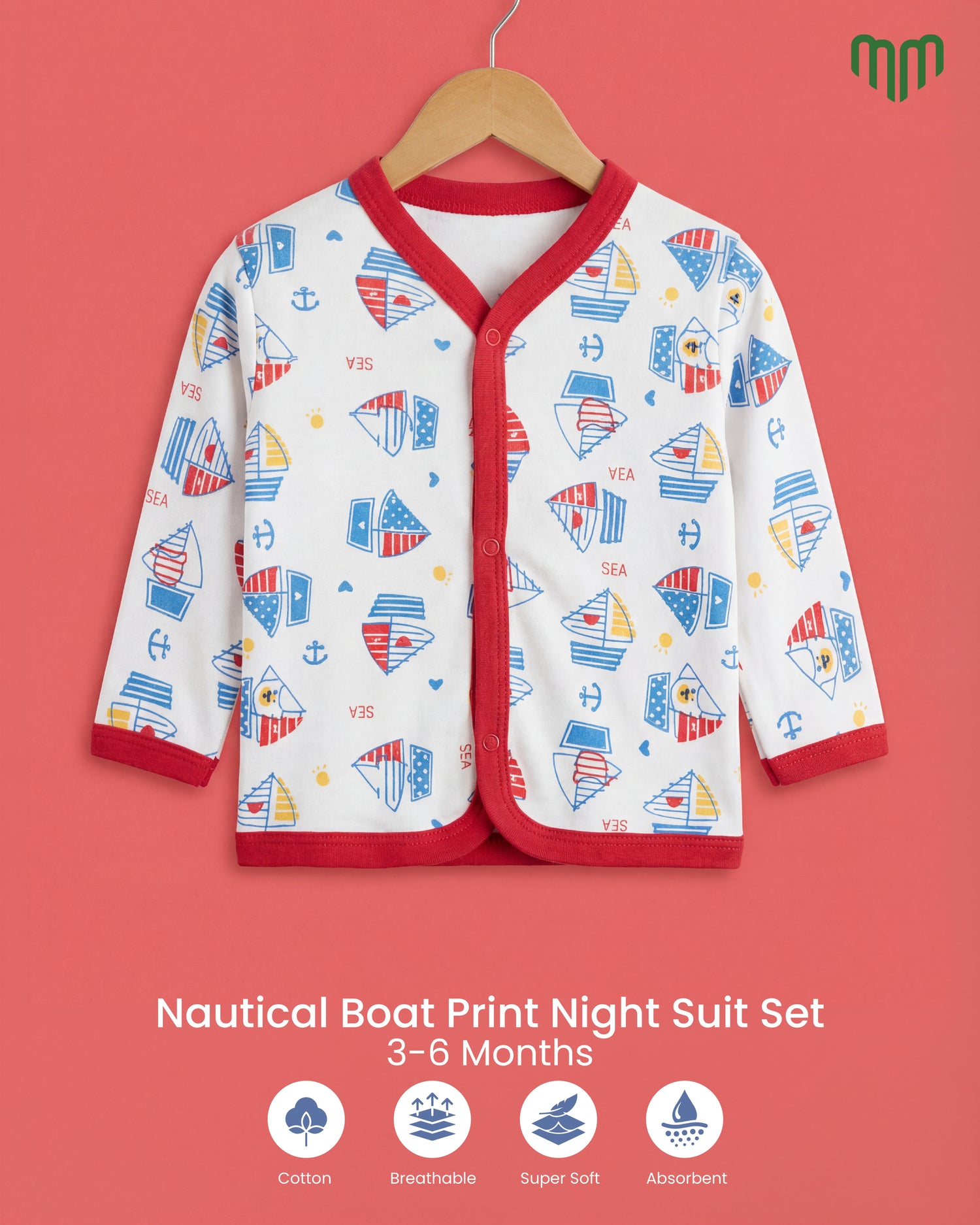 Little Boat Night Sleep Suit