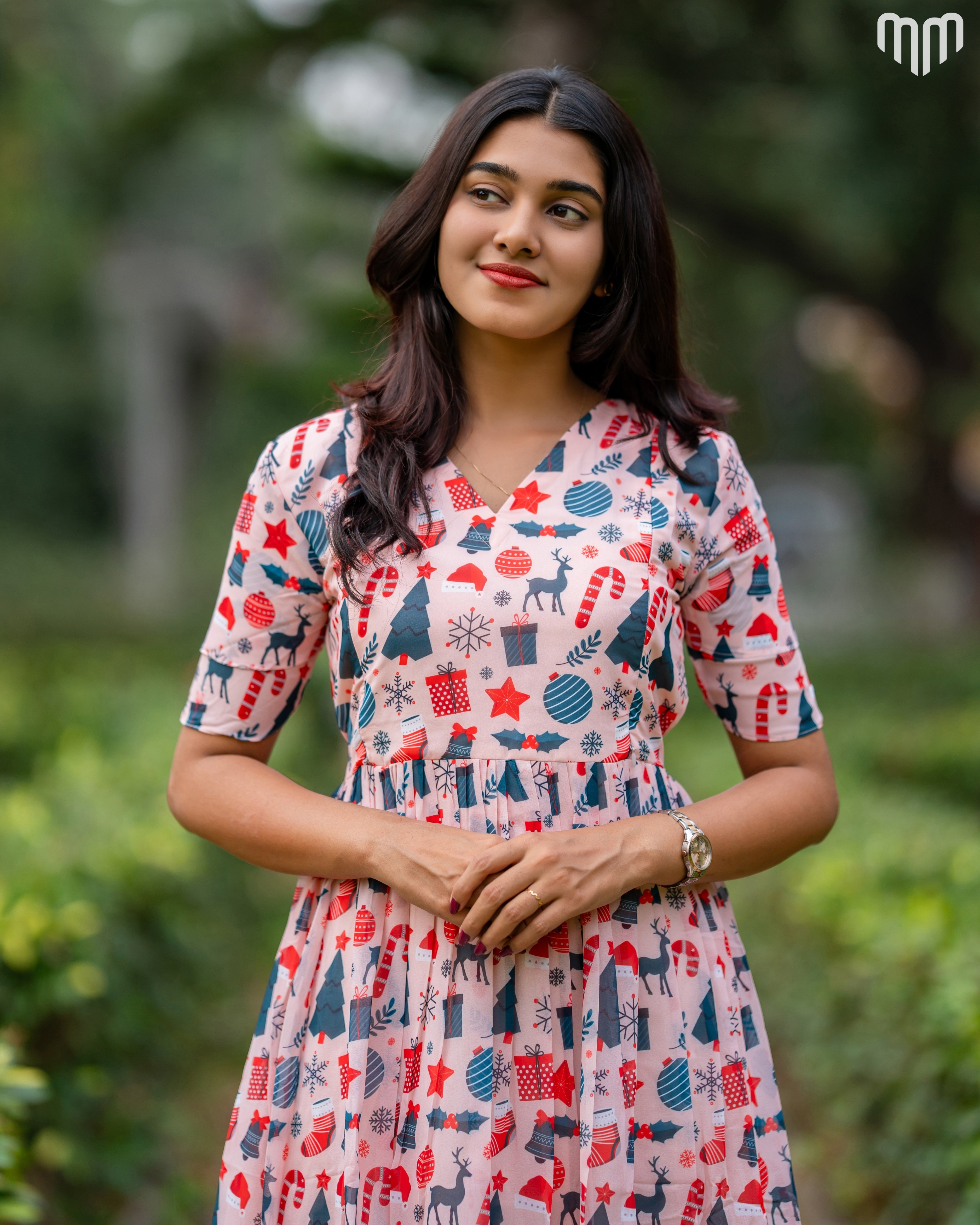 Santa Maternity Maxi