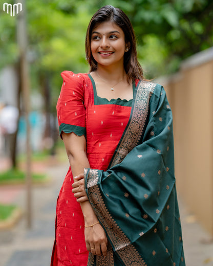 Aavirai_V2 Maternity Kurti Set