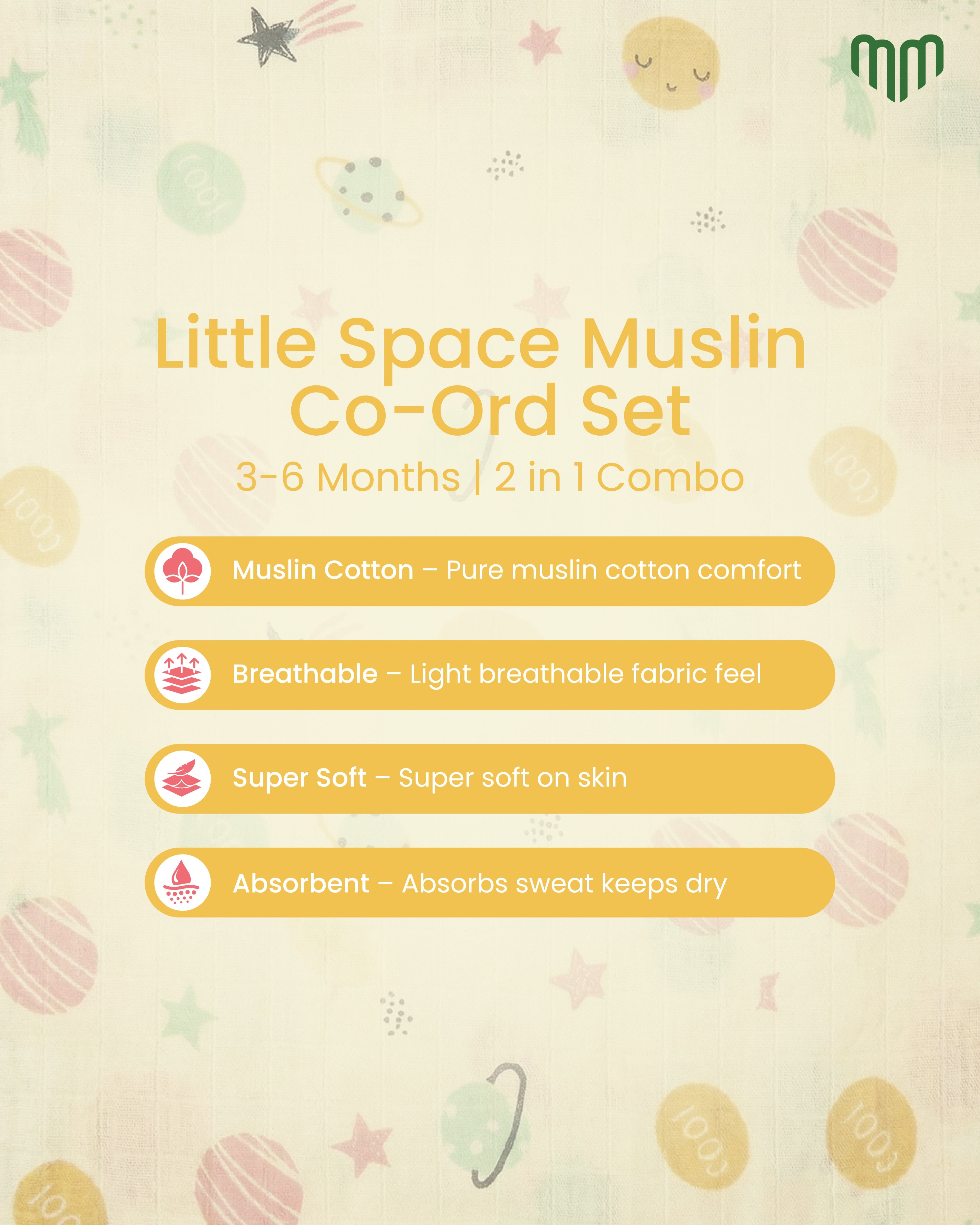Little Space Muslin Co-ord set