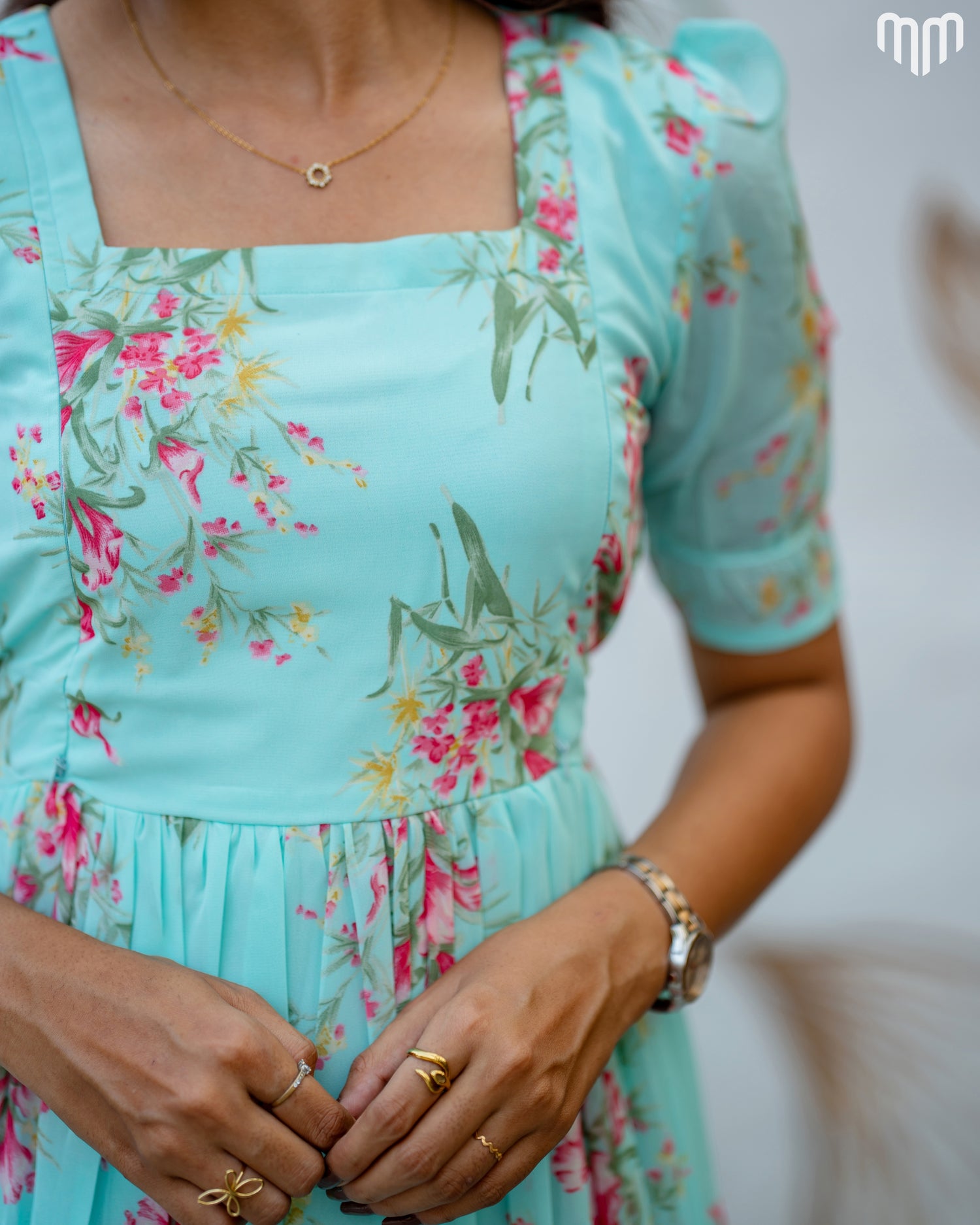 Sage Maternity Maxi