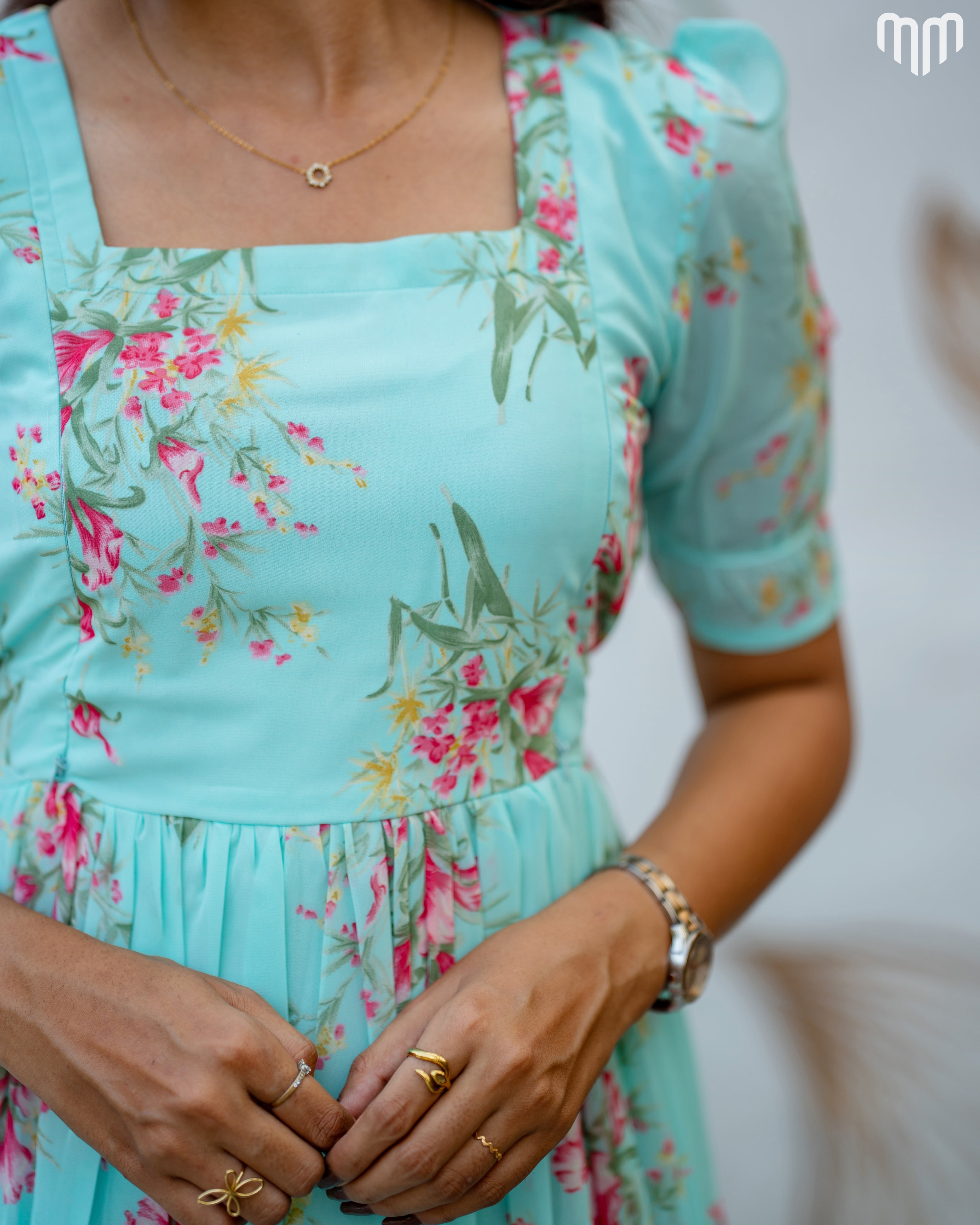 Sage Maternity Maxi