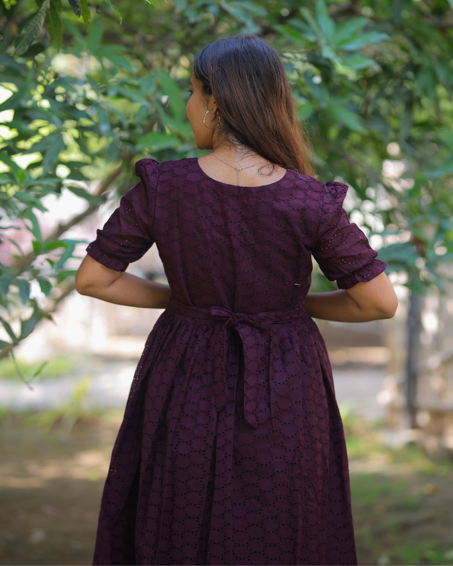 Wine Hakoba_V1 Maternity Maxi