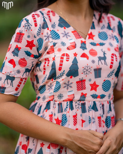 Santa Maternity Maxi