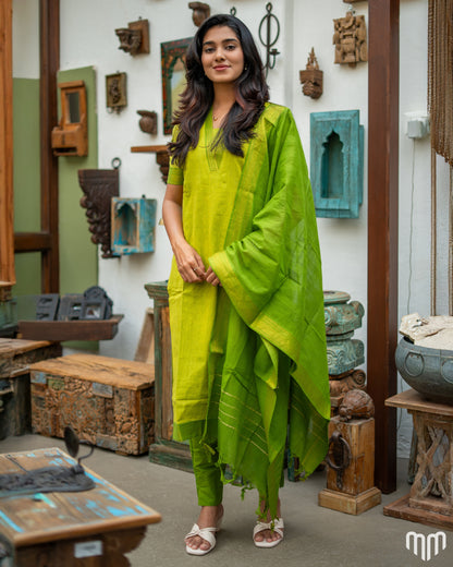 Mangalagiri_V2 Maternity Kurti Set