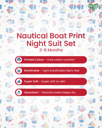 Little Boat Night Sleep Suit