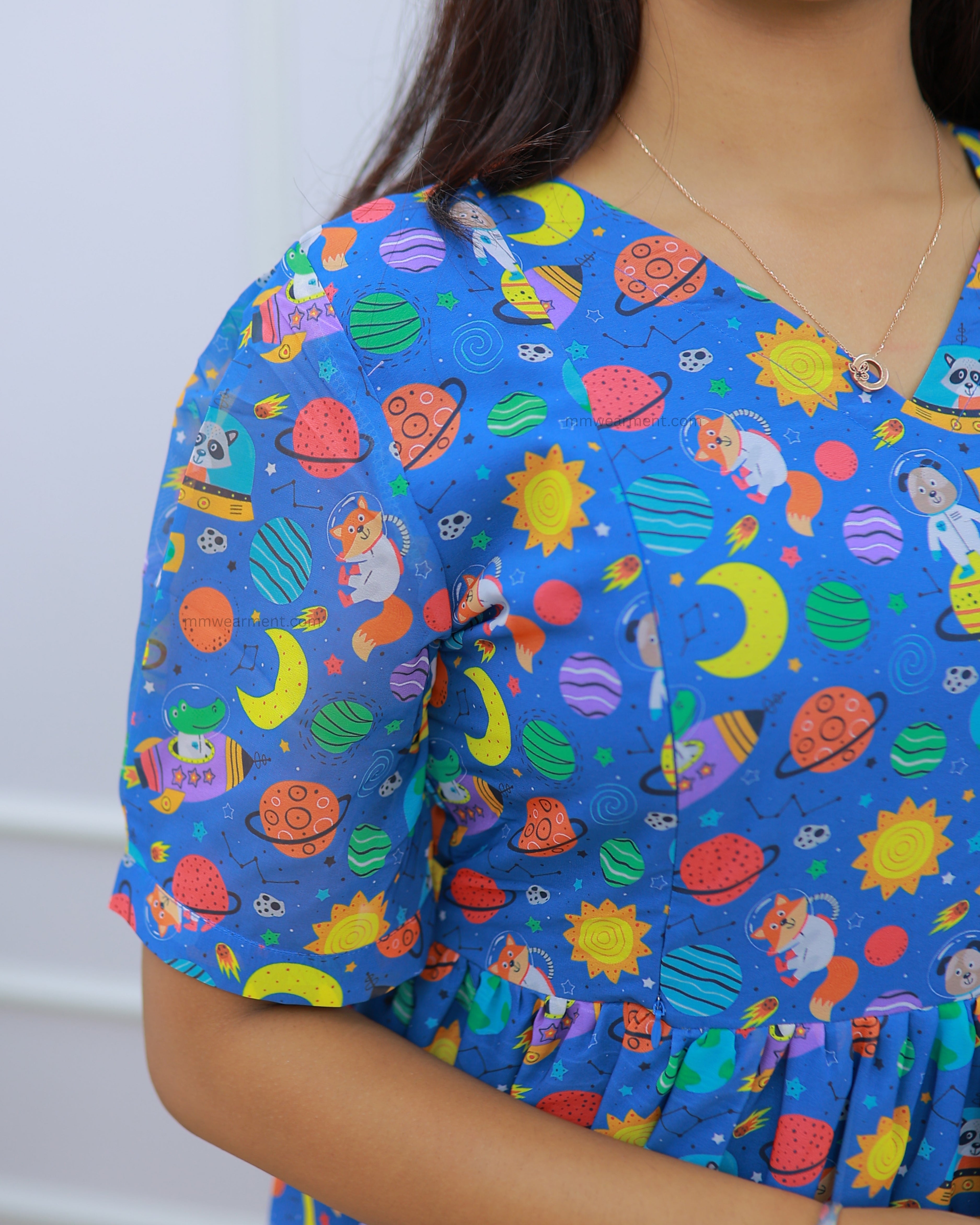 Universe | Maternity Maxi with Full Lining [Double Side Zips]