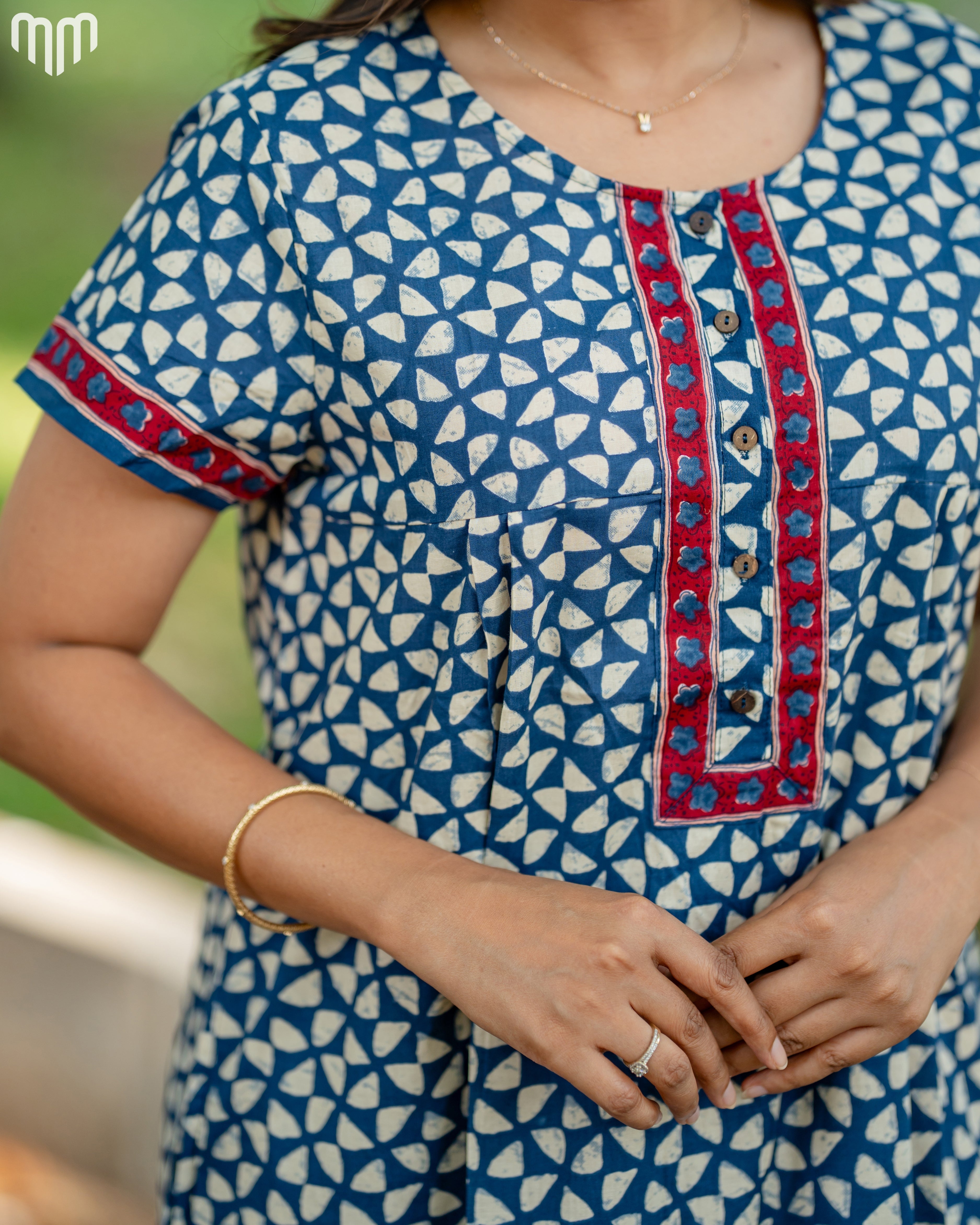 Heera Cotton Essential Button-Up Nighty