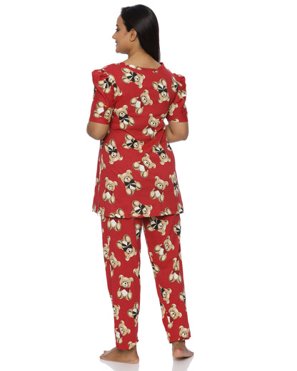 Teddy Zipless Feeding Pant Set