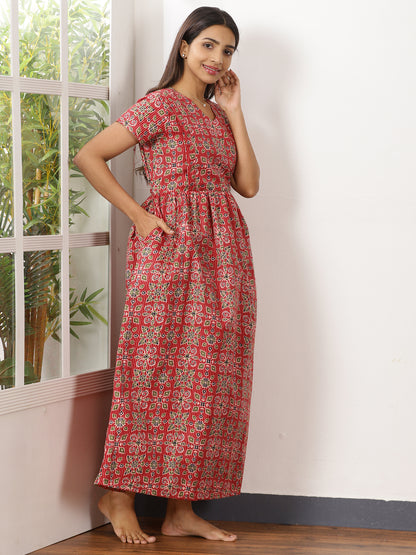 Kantha_V4 Feeding Night Maxi