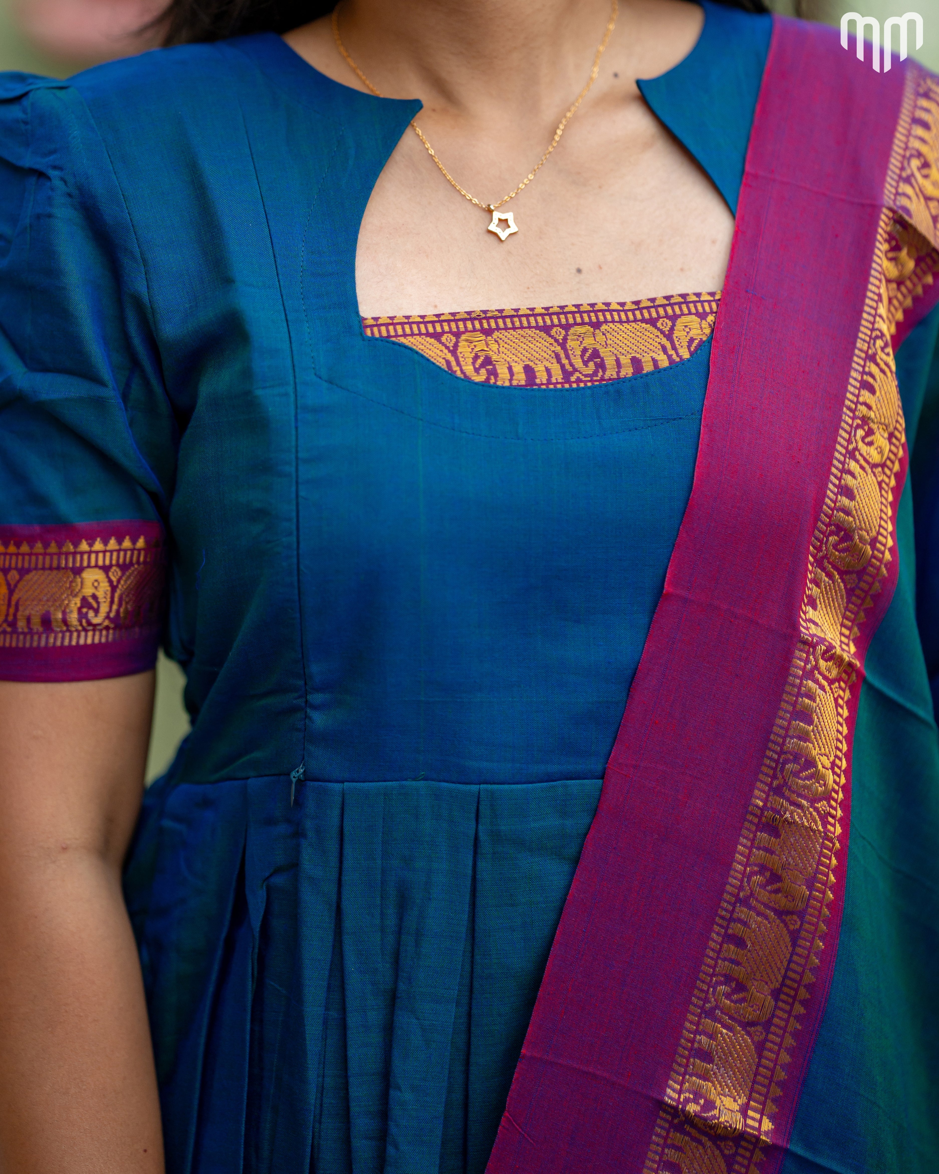 Narayanapet_V1 Maternity Maxi With Dupatta