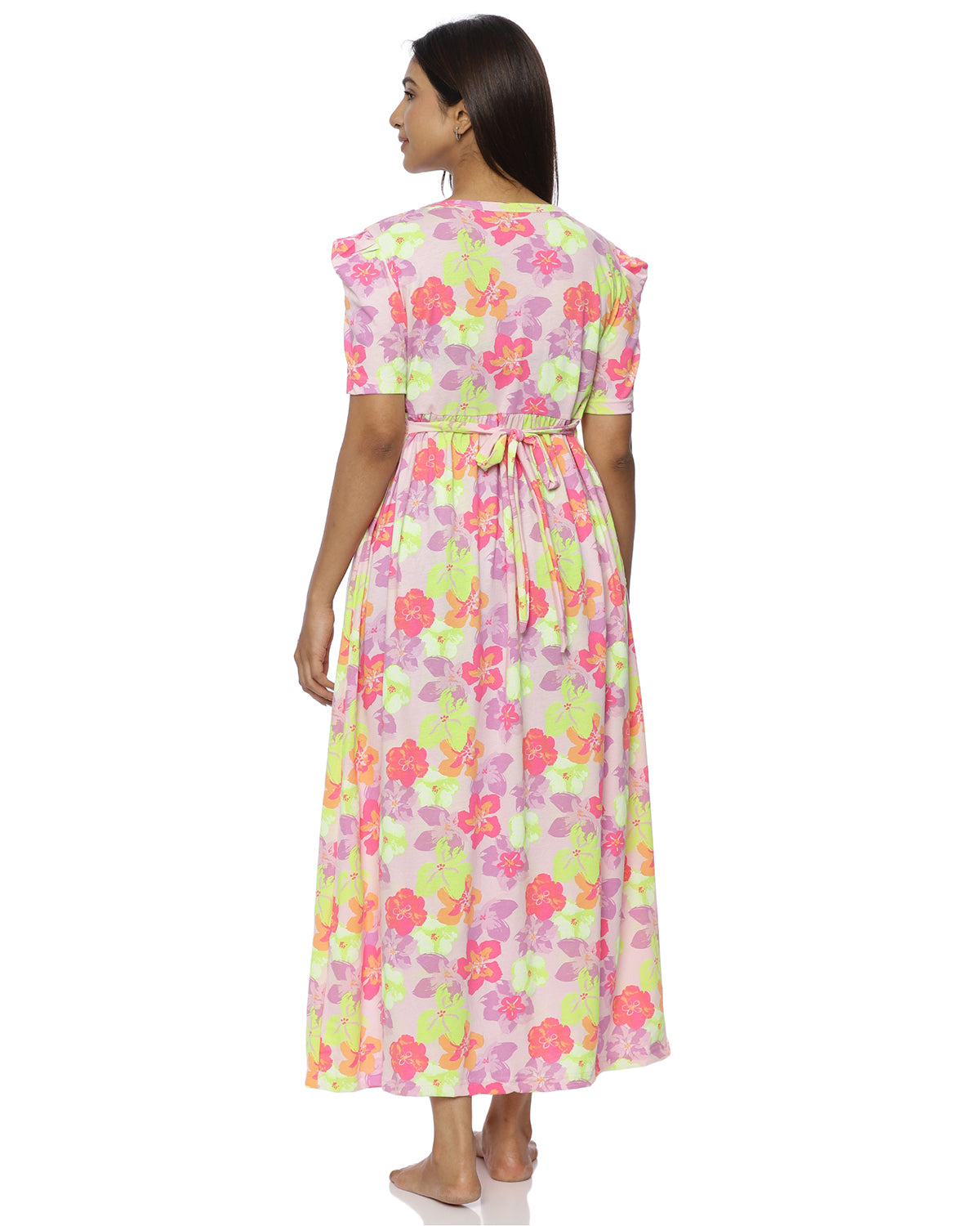 Suba | Casual Non-Maternity Loungewear - Puff Sleeve | Full Length