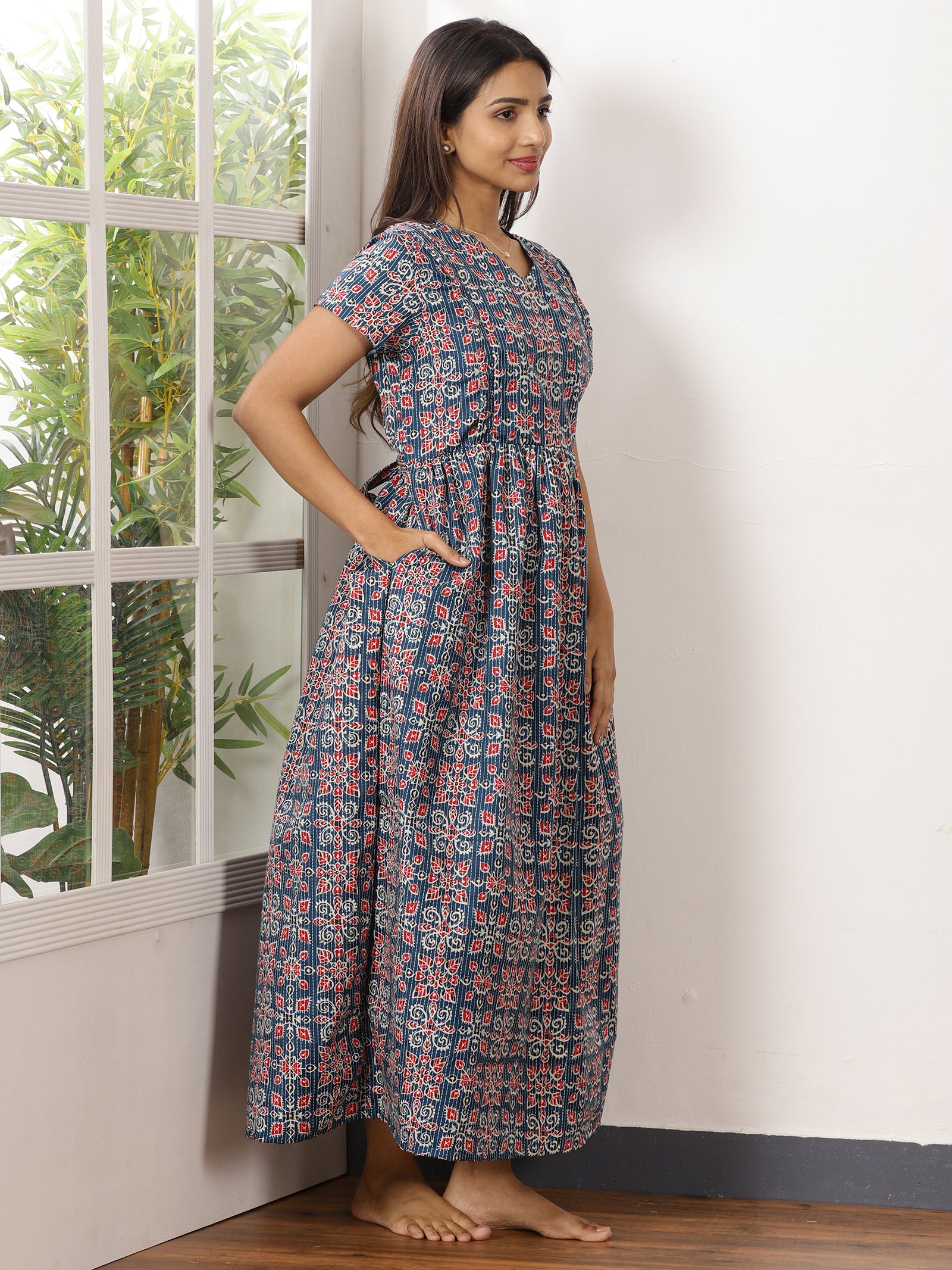 Kantha_V2 Feeding Night Maxi