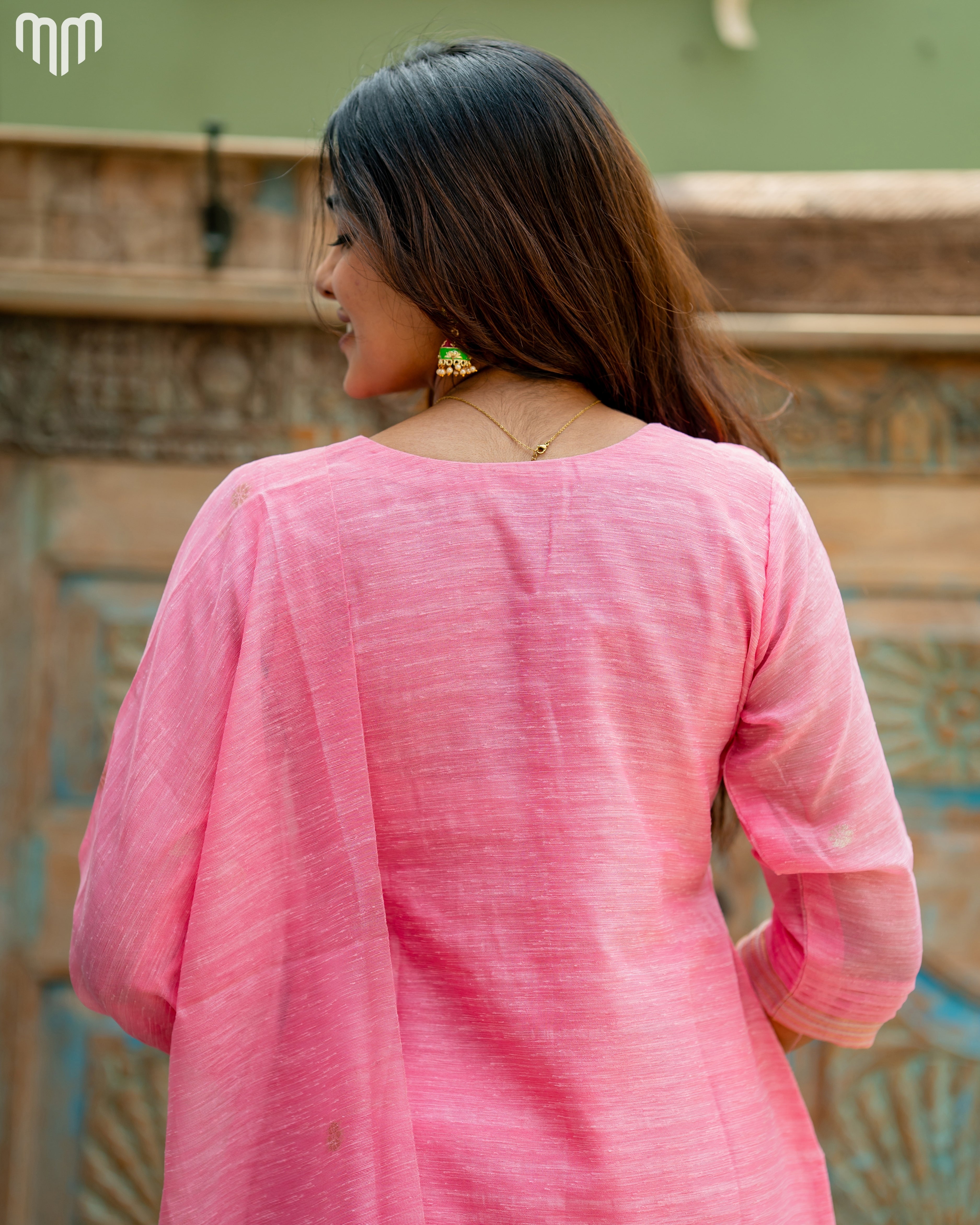Pink-Mimee Maternity Kurti Set
