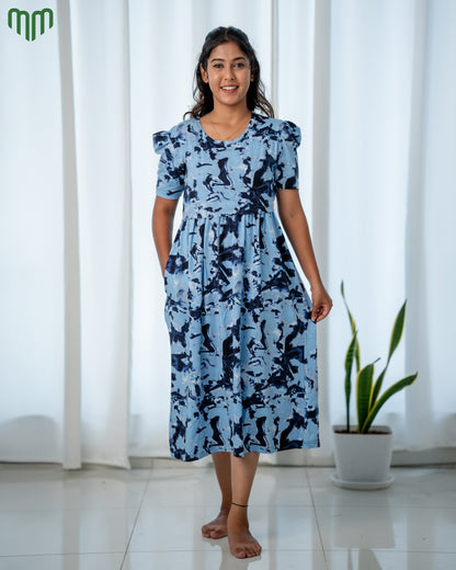 Nora Zipless Maternity Loungewear – Calf Length