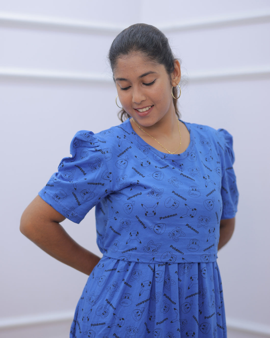 Pokeman Zipless Maternity Loungewear – Full Length