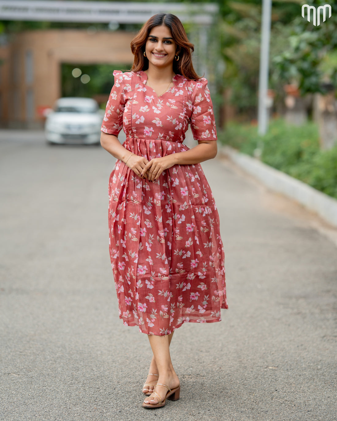 Kota_Brown Maternity Maxi