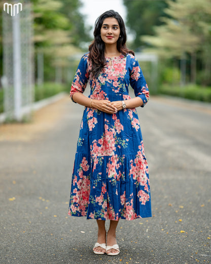 Blossom_Royal Maternity Maxi