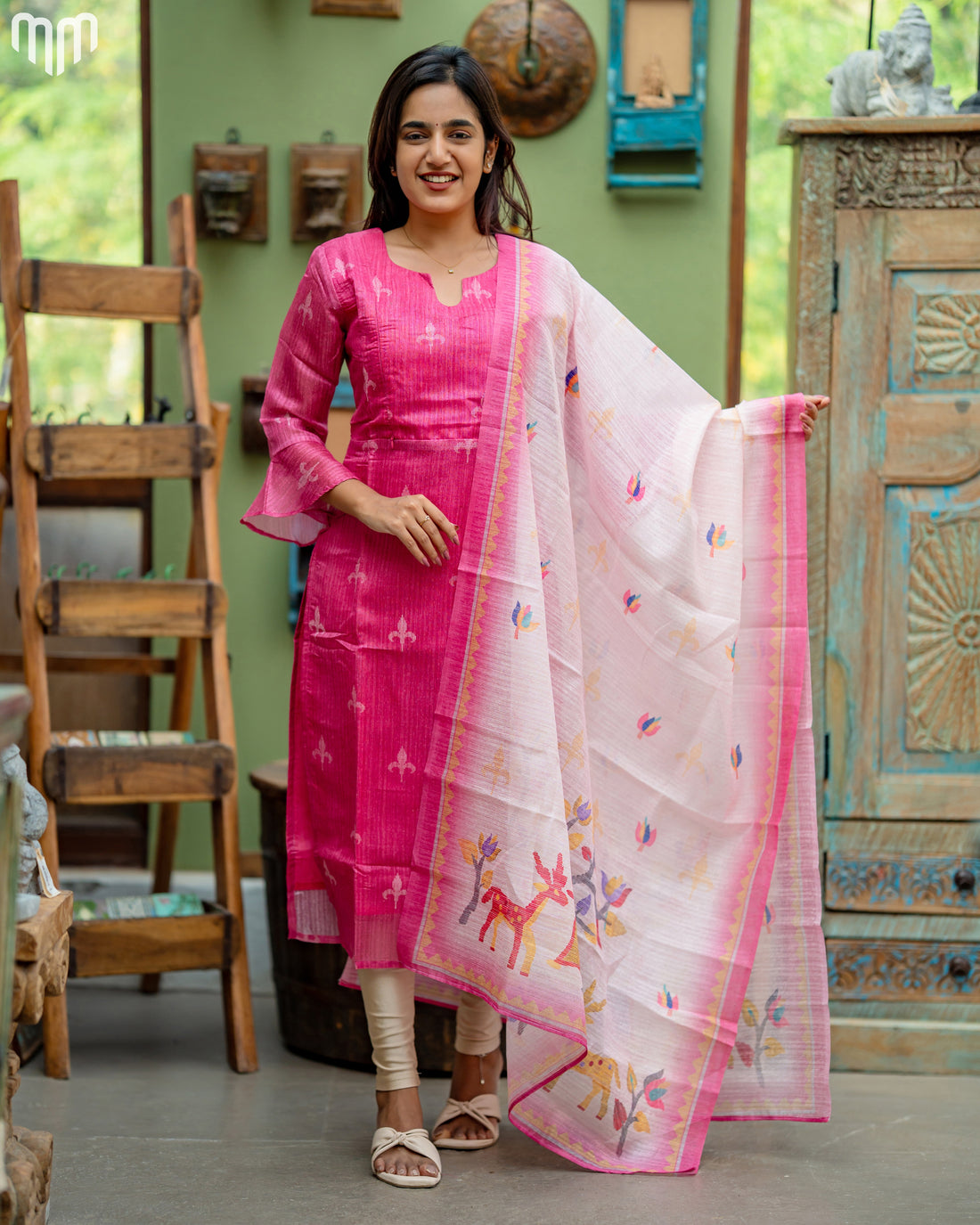 Vaagai_V2 Maternity Kurti Set