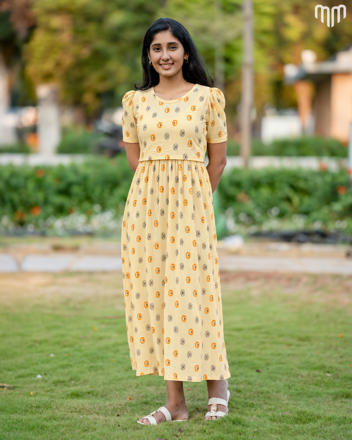 Buttercream Mini Bloom Zipless Maternity Loungewear – Full Length