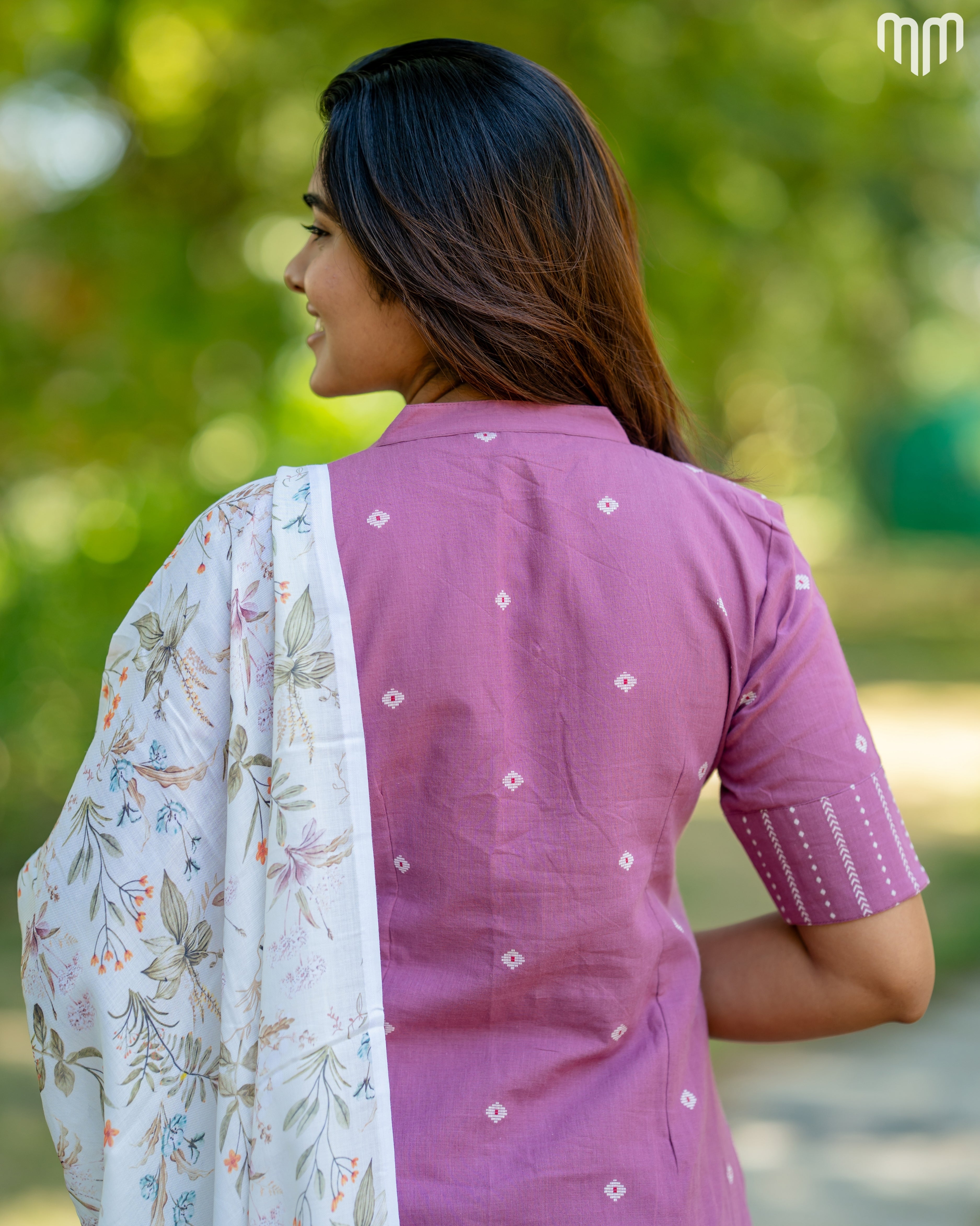 Mauve Pretty Maternity Kurti Set